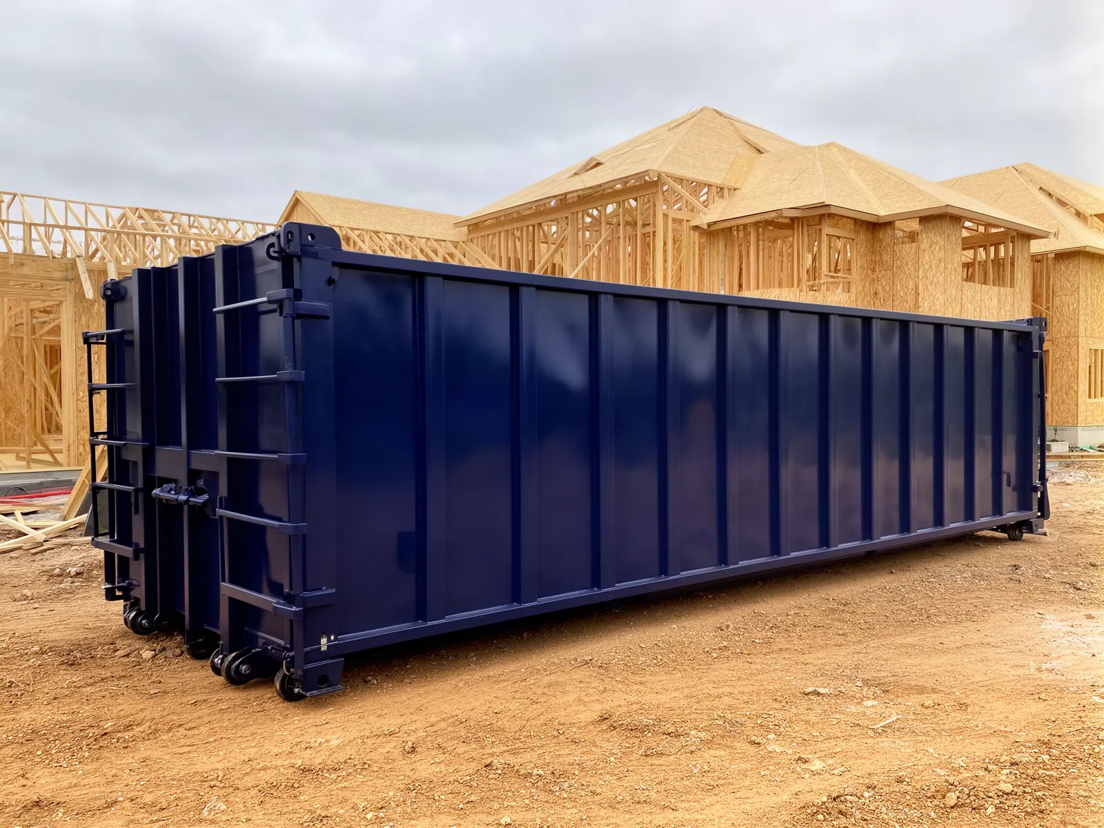 Roll-off dumpster from Magnolia Forest Dumpster Rental in Baton Rouge, LA